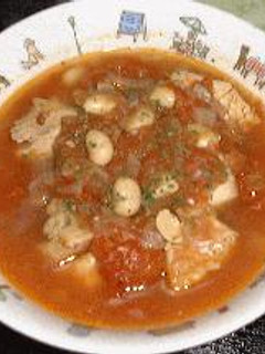 鶏肉の大豆煮込み(トマトソース)-レシピのメイン写真