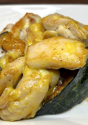鶏肉とかぼちゃのチーズソテー-レシピのメイン写真