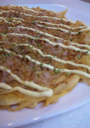 大根消費に♡ちょい辛なお好み焼き♪-レシピのメイン写真