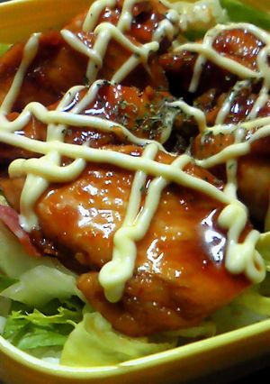 ＊彼のお弁当＊照り焼きチキン丼★-レシピのメイン写真