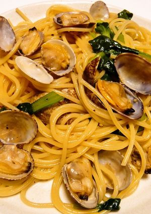 ★簡単★あさりとチンゲン菜のパスタ-レシピのメイン写真
