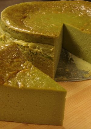 15cmの抹茶ベイクドチーズケーキその1-レシピのメイン写真