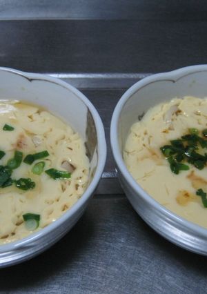 電子レンジで茶碗蒸し・・中華風-レシピのメイン写真