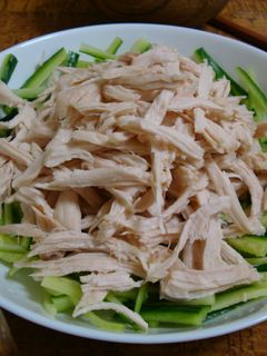 電子レンジでチン☆バンバンジーサラダ-レシピのメイン写真