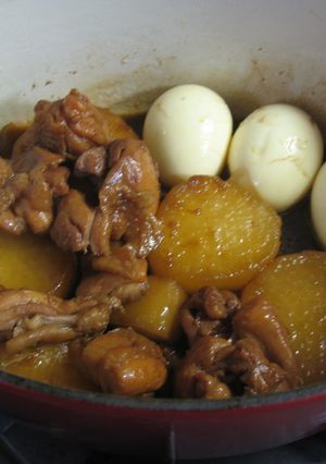 ルクルーゼで作ろ！＊親子大根甘辛煮-レシピのメイン写真