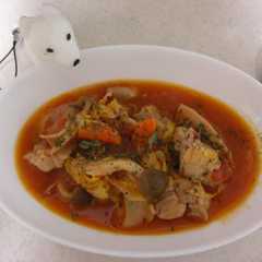 รูปของ 鶏肉のトマト煮込み☆