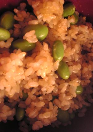 枝豆とバターと醤油の混ぜご飯-レシピのメイン写真