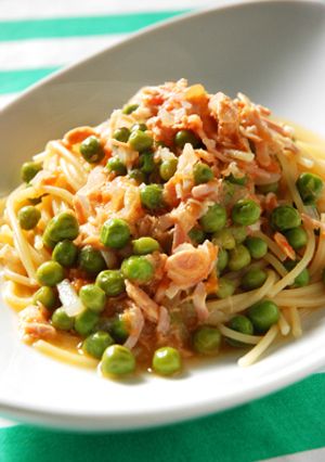 ツナとグリンピースのパスタ-レシピのメイン写真