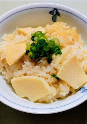 簡単今日の夕飯！バター㏌筍ご飯2合炊飯器-レシピのメイン写真