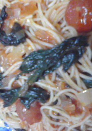 トマトソーススパゲッティ（一人分）-レシピのメイン写真