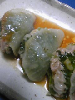 大根と大葉でヘルシー餃子-レシピのメイン写真