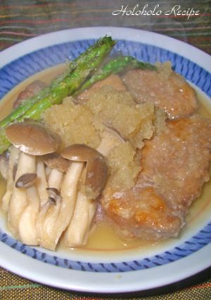 豚ひれ肉のみぞれ煮-レシピのメイン写真