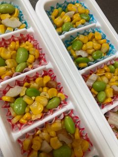コーン枝豆炒め、弁当作り置き(冷凍)-レシピのメイン写真