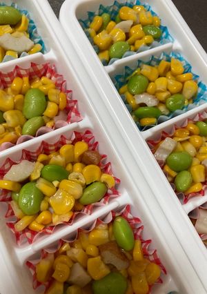 コーン枝豆炒め、弁当作り置き(冷凍)-レシピのメイン写真