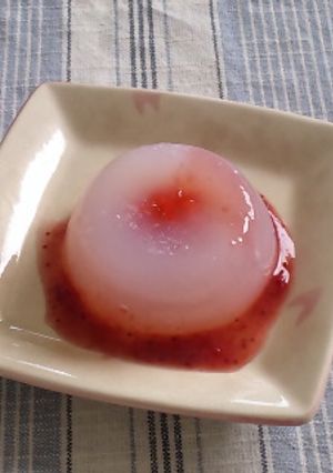 とろとろ✿いちご水まんじゅう-レシピのメイン写真