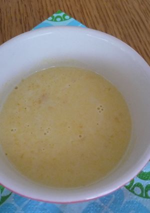 離乳食　パンプコーンポタージュ-レシピのメイン写真