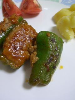 ピーマンの肉詰め-レシピのメイン写真