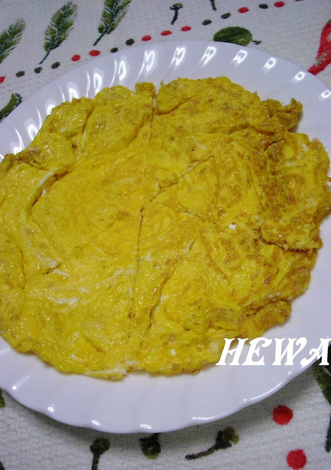 ちゃちゃっと✽ごまたっぷり薄焼き卵-レシピのメイン写真