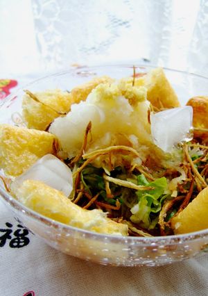 ぶっかけおろしレタス素麺-レシピのメイン写真