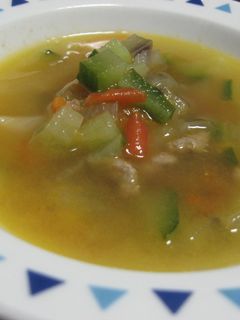 夏野菜の簡単スープ-レシピのメイン写真