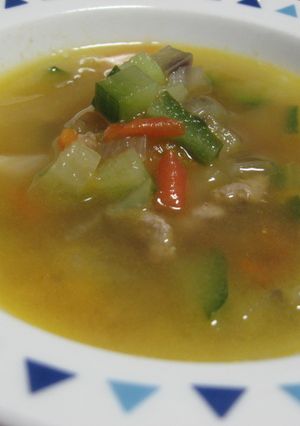 夏野菜の簡単スープ-レシピのメイン写真