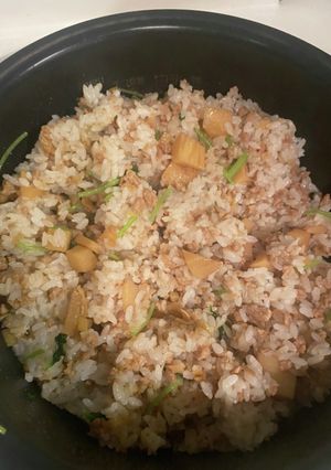 混ぜるだけ！中華風？超簡単タケノコご飯！-レシピのメイン写真