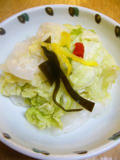 ゆず風味❁白菜の切り漬け-レシピのメイン写真