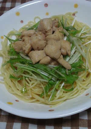 ☆焼肉のタレとチキンのパスタ☆-レシピのメイン写真