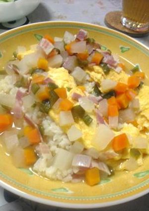 あっさり味のスープｄｅオムライス-レシピのメイン写真