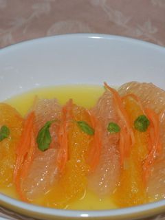 オレンジ&グレープフルーツのミントサラダ-レシピのメイン写真