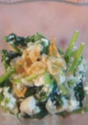 切干大根とほうれんそうで健康豆腐和え-レシピのメイン写真