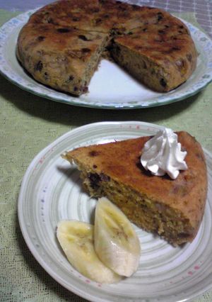 私の炊飯器ケーキ〝黒糖・バナナ・あずき〟-レシピのメイン写真