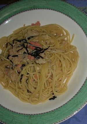 明太パスタ　塩昆布いり-レシピのメイン写真