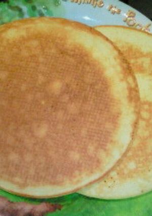混ぜて焼くだけ！モチモチパンケーキ　-レシピのメイン写真