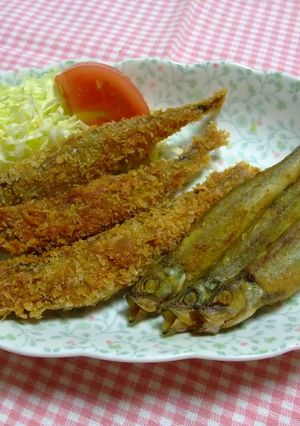 ししゃものカレー風味（フライ＆唐揚げ）♪-レシピのメイン写真