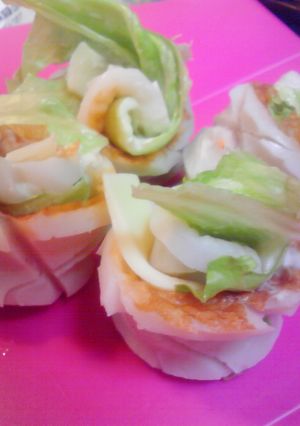 お弁当に♪ちくわのサラダ巻き-レシピのメイン写真