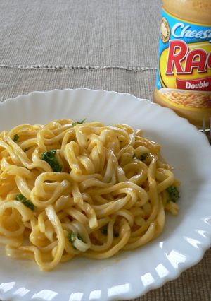 チーズ＆チーズうどん-レシピのメイン写真
