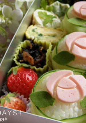 可愛い❤バラの作り方（キャラ弁、デコ弁）-レシピのメイン写真