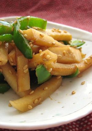 簡単♪たけのことピーマンのきんぴら-レシピのメイン写真