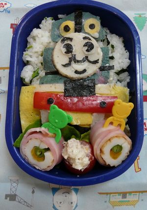 機関車トーマス キャラ弁-レシピのメイン写真