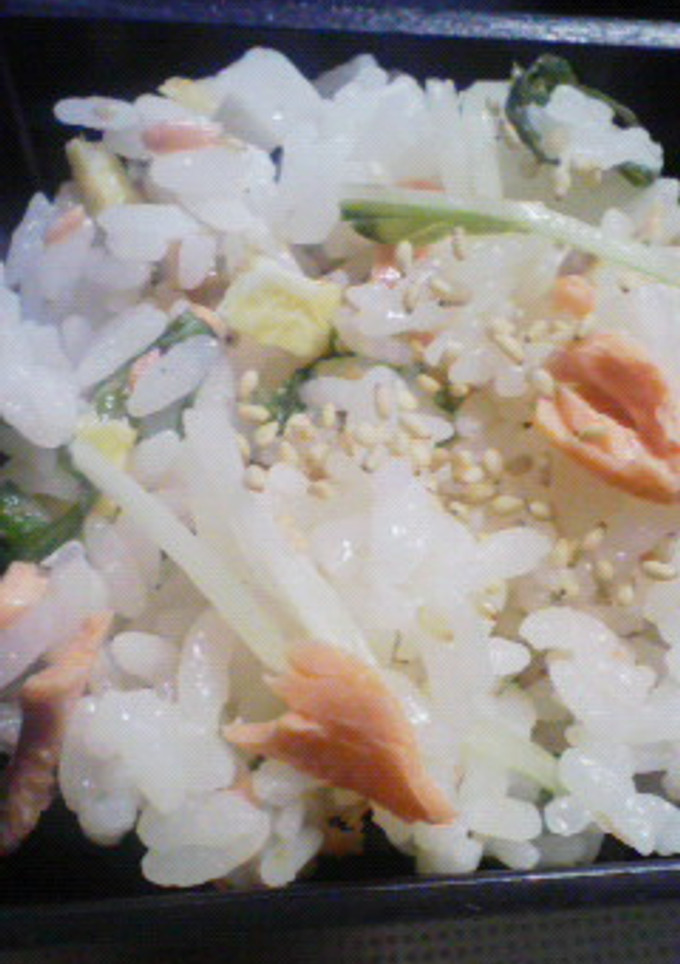 鮭と水菜のお寿司-レシピのメイン写真