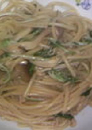ゆず風味きのこパスタ-レシピのメイン写真
