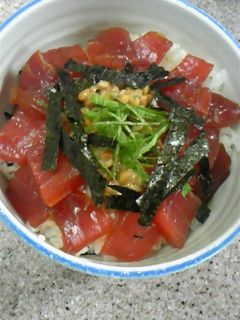 激うま!!!納豆マグロ丼♪-レシピのメイン写真