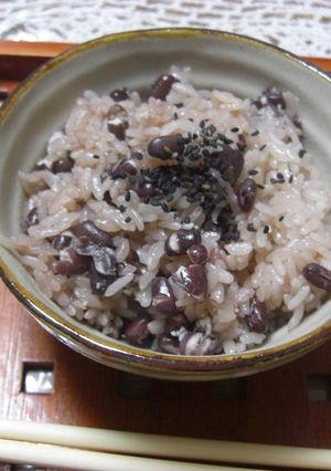 炊飯器で赤飯！　おこわ！？-レシピのメイン写真