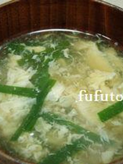 とろっとろ~のニラ玉汁-レシピのメイン写真