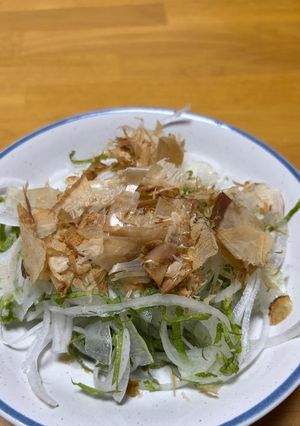 新玉ねぎとしその和え物-レシピのメイン写真