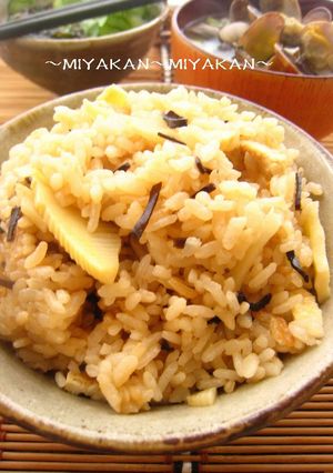 昆布の旨味たっぷり！筍ご飯（塩昆布入り）-レシピのメイン写真