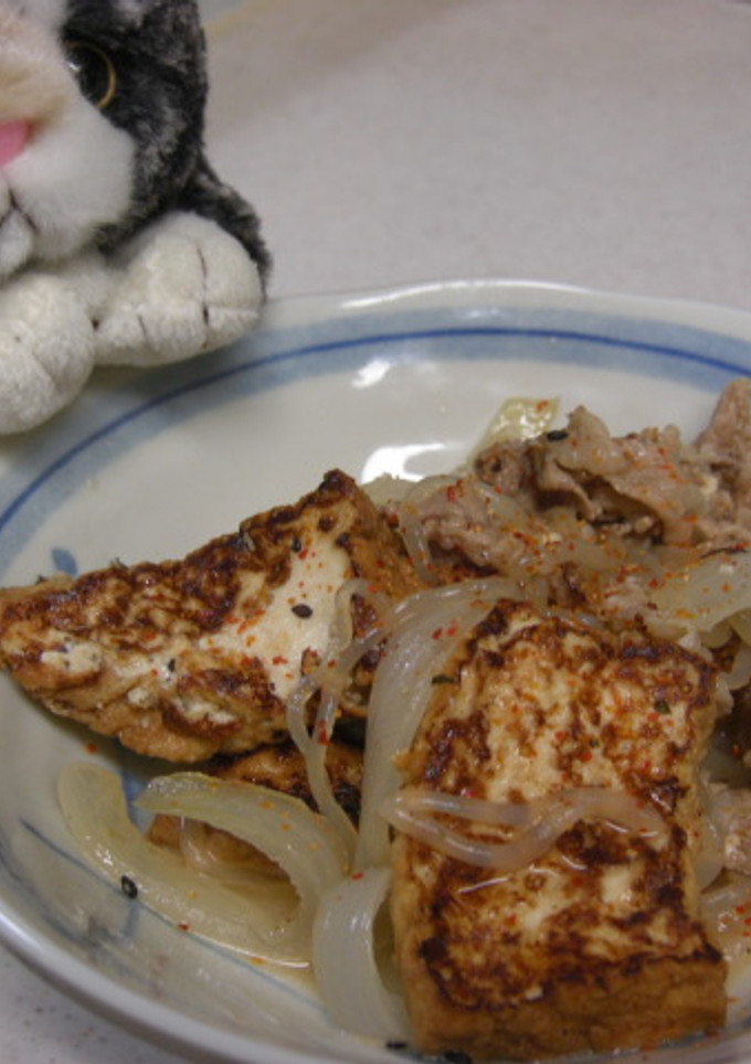 厚揚げと豚肉の炒め煮★-レシピのメイン写真