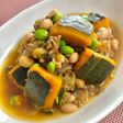 かぼちゃと大豆とミンチの旨煮♪