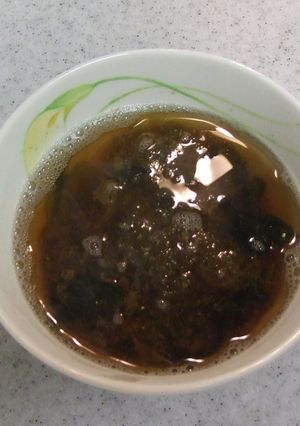 即席　簡単　わかめ＆とろろスープ-レシピのメイン写真